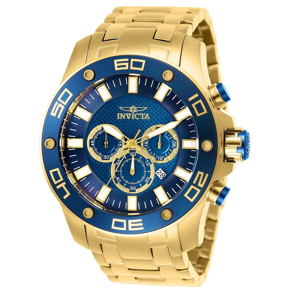 Invicta Men&#39;s 26078 Pro Diver Scuba Gold-Tone Stainless Steel Watch