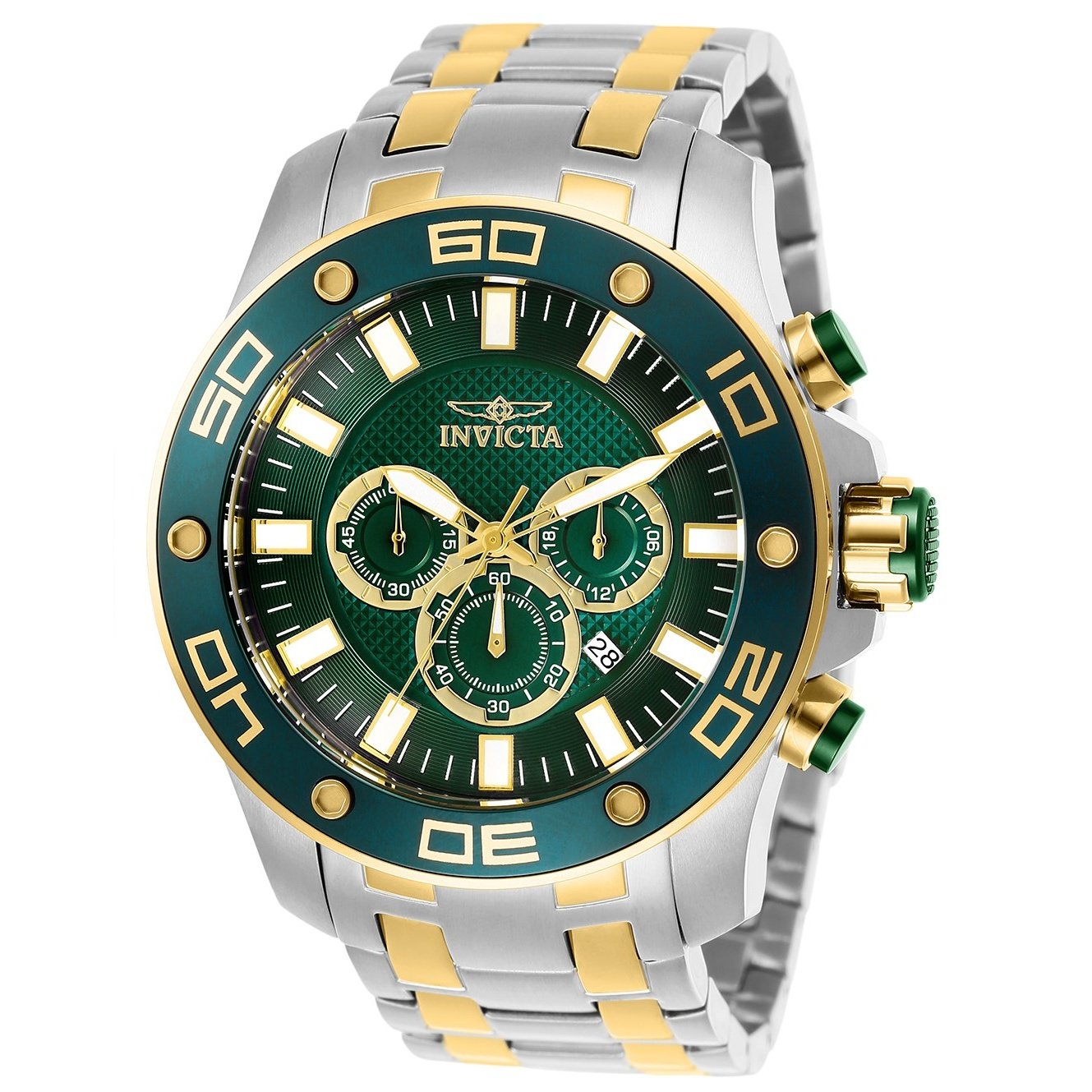 Invicta Men s 26083 Pro Diver Scuba Gold Tone and Silver Stainless