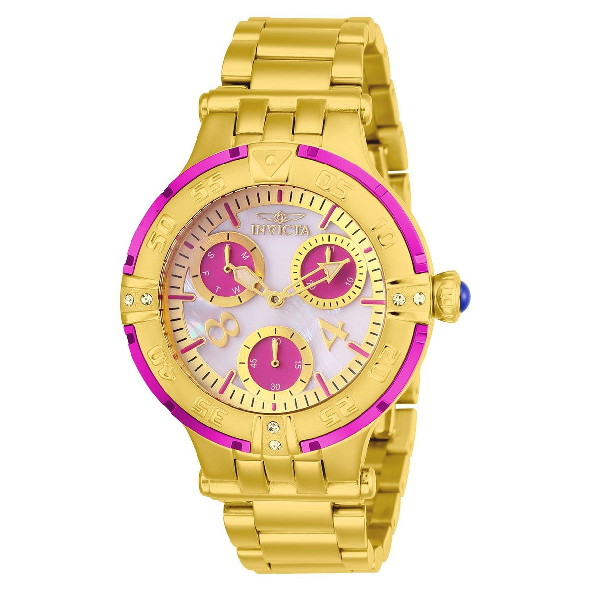 Invicta Women&#39;s 26141 Subaqua 3 Gold-tone Stainless Steel Watch