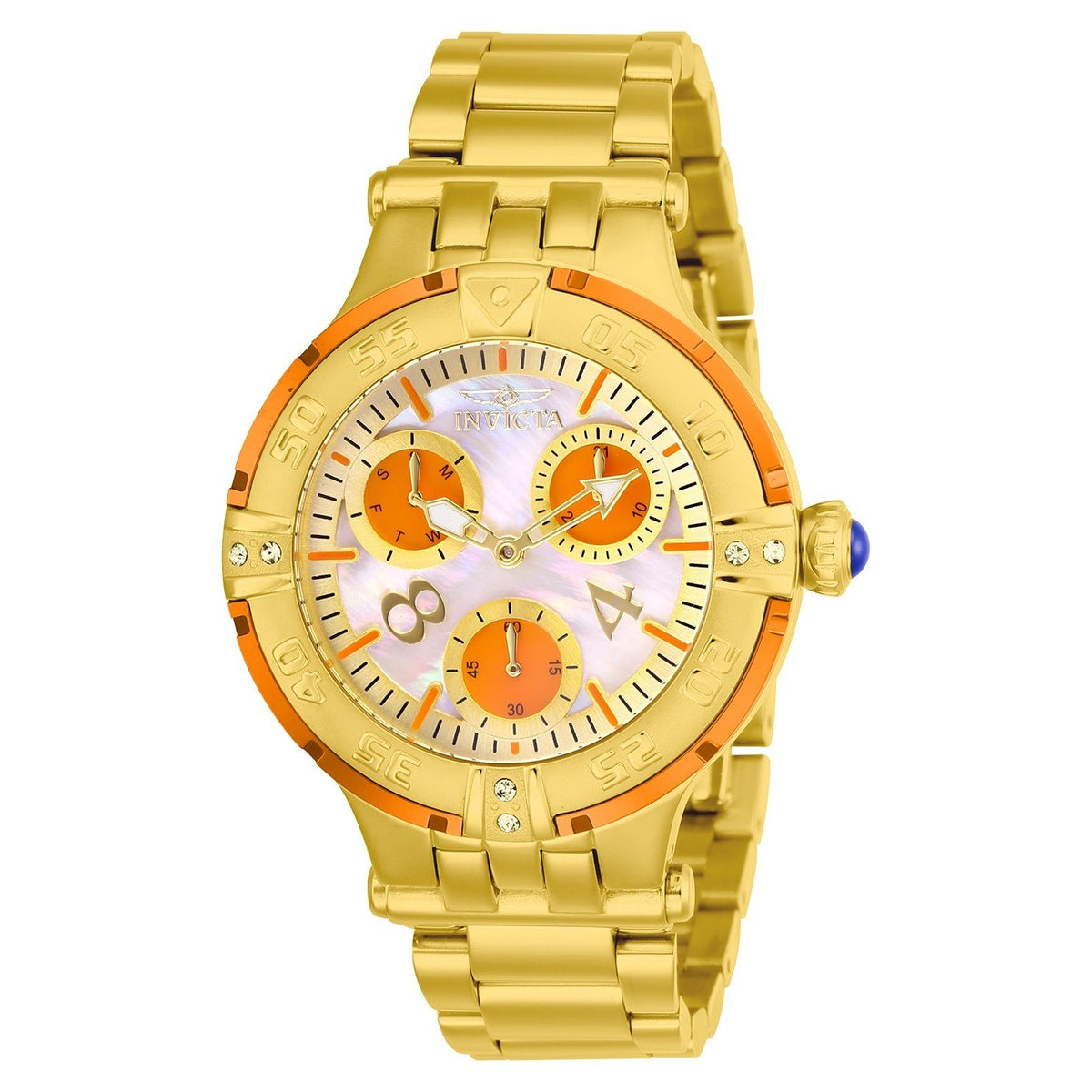 Invicta Women&#39;s 26144 Subaqua 3 Gold-Tone Stainless Steel Watch