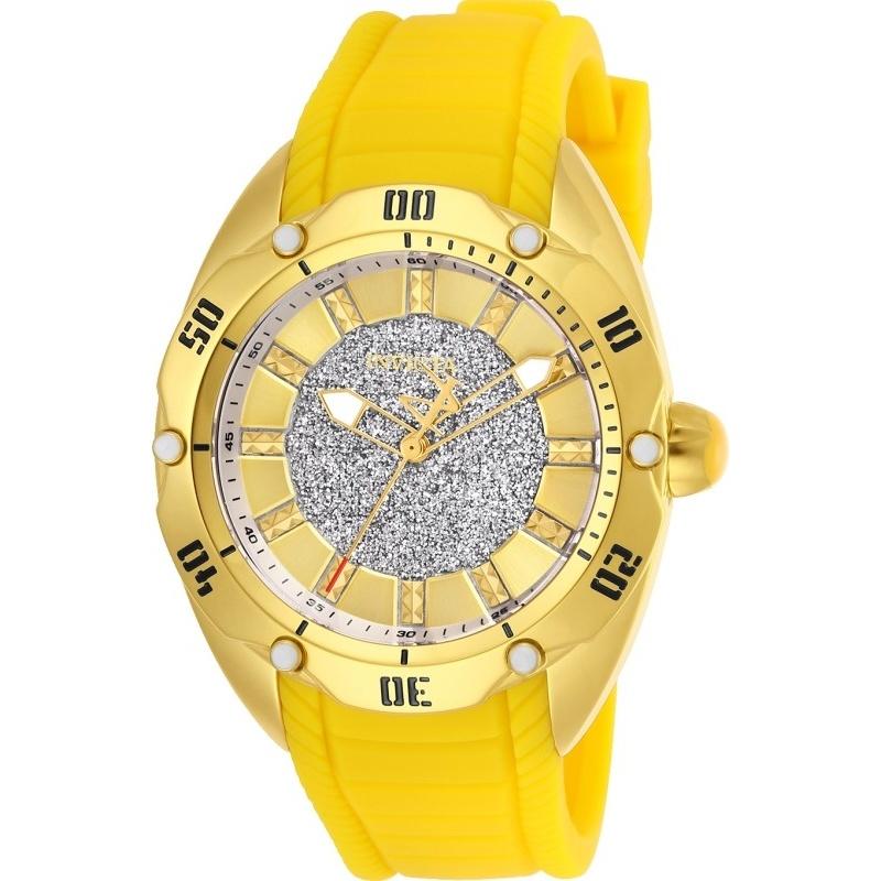 Invicta Women's 26148 Venom Yellow Silicone Watch