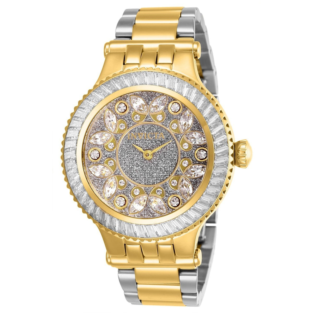 Invicta Women&#39;s 26156 Subaqua 3 Gold-Tone and Silver Stainless Steel Watch
