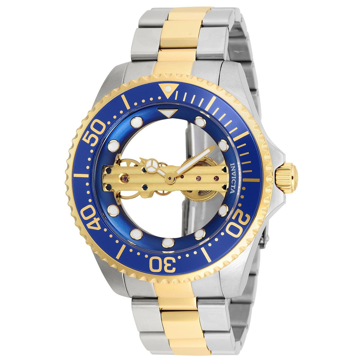 Invicta Men's 26243 Pro Diver Mechanical Gold-Tone and Silver Stainless Steel Watch
