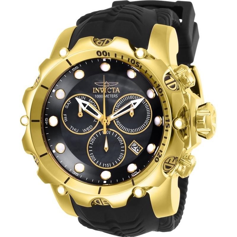 Invicta Men's 26244 Venom Black Silicone Watch
