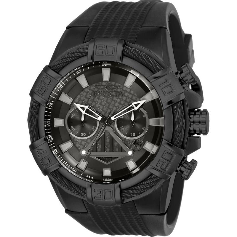 Invicta Men's 26268 Star Wars Darth Vader Black Silicone Watch
