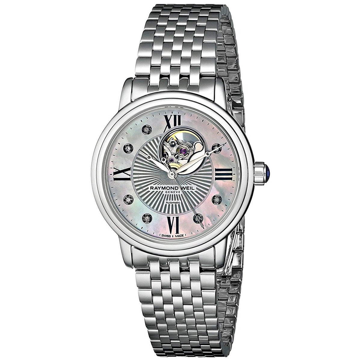 Raymond Weil Women's 2627-ST-00994 Maestro Automatic Diamond Stainless Steel Watch