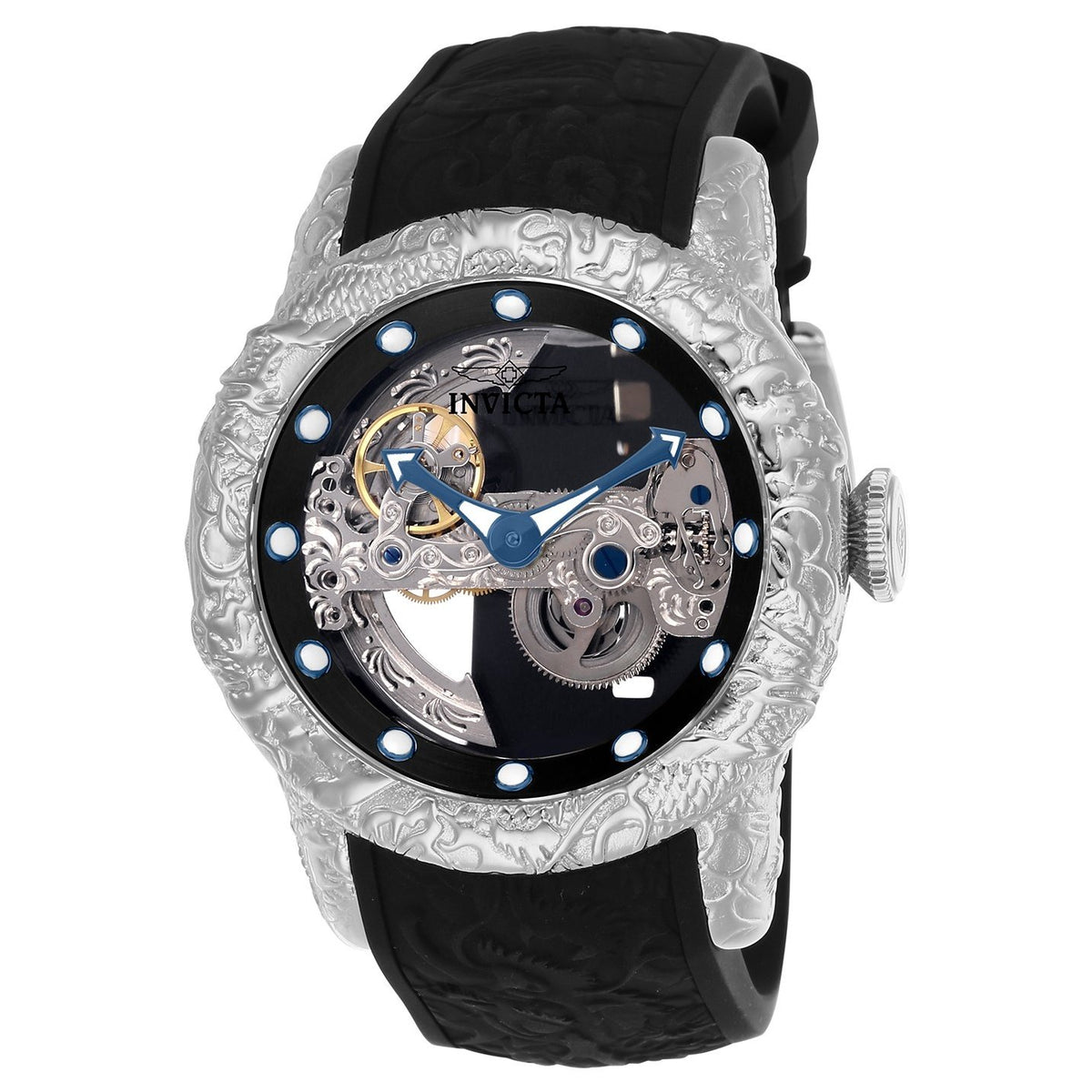 Invicta Men&#39;s 26285 S1 Rally Automatic Black Silicone Watch