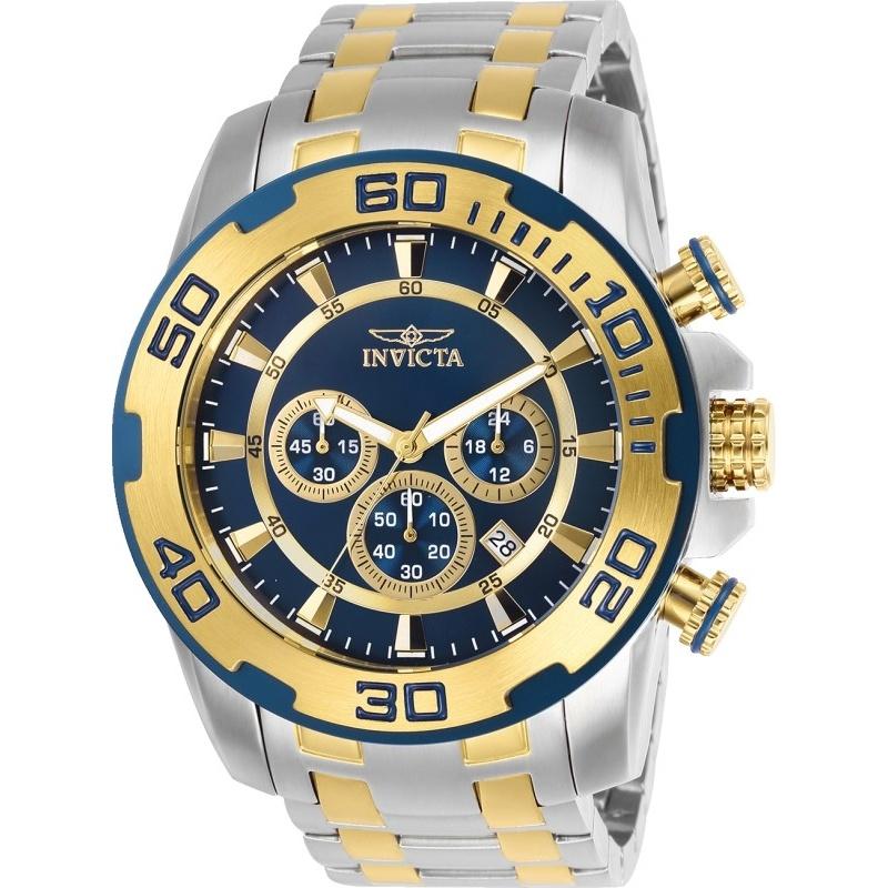 Invicta Men&#39;s 26296 Pro Diver Gold-Tone and Silver Stainless Steel Watch