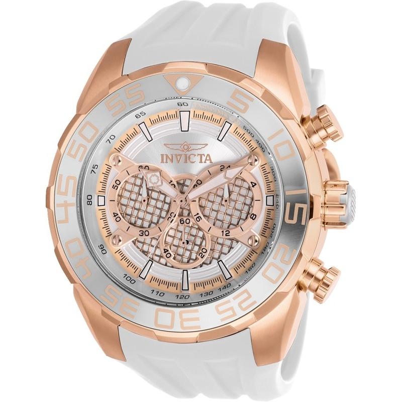 Invicta Men&#39;s 26307 Speedway White Silicone Watch
