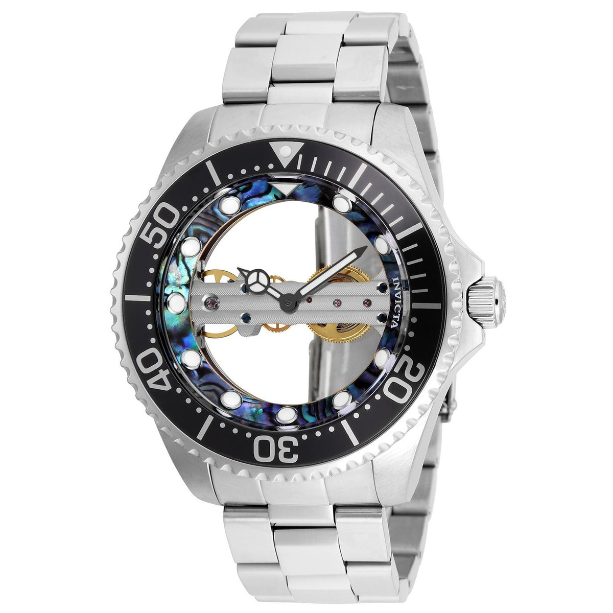 Invicta Men&#39;s 26408 Pro Diver Hand Wind Stainless Steel Watch