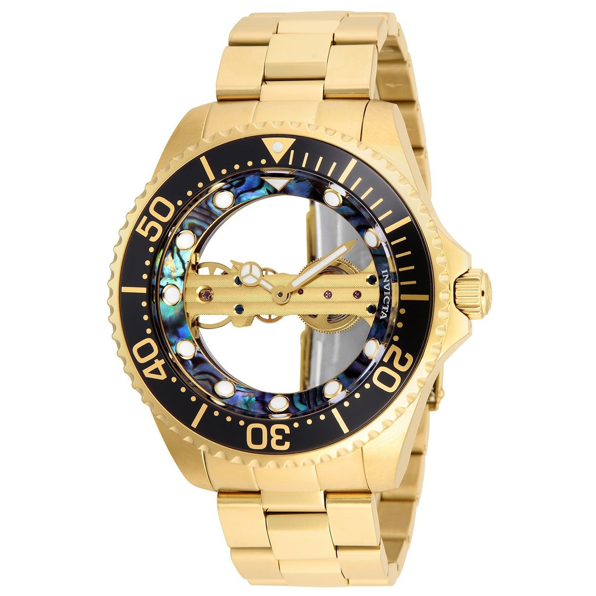 Invicta Men's 26410 Pro Diver Mechanical Gold-Tone Stainless Steel Watch