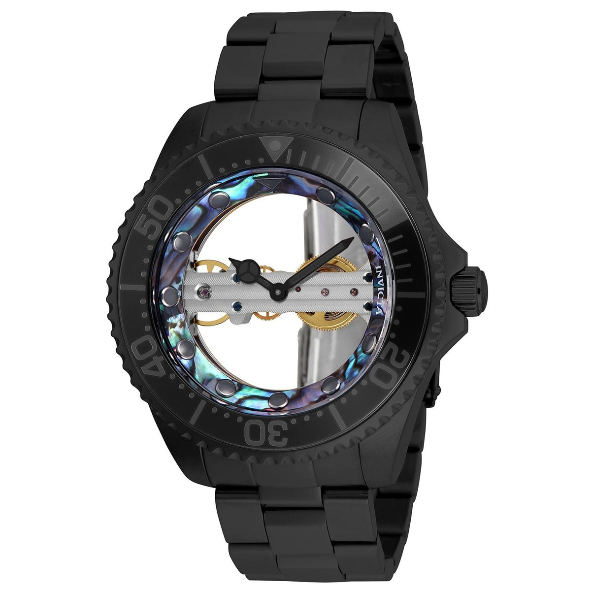 Invicta Men's 26411 Pro Diver Mechanical Black Stainless Steel Watch
