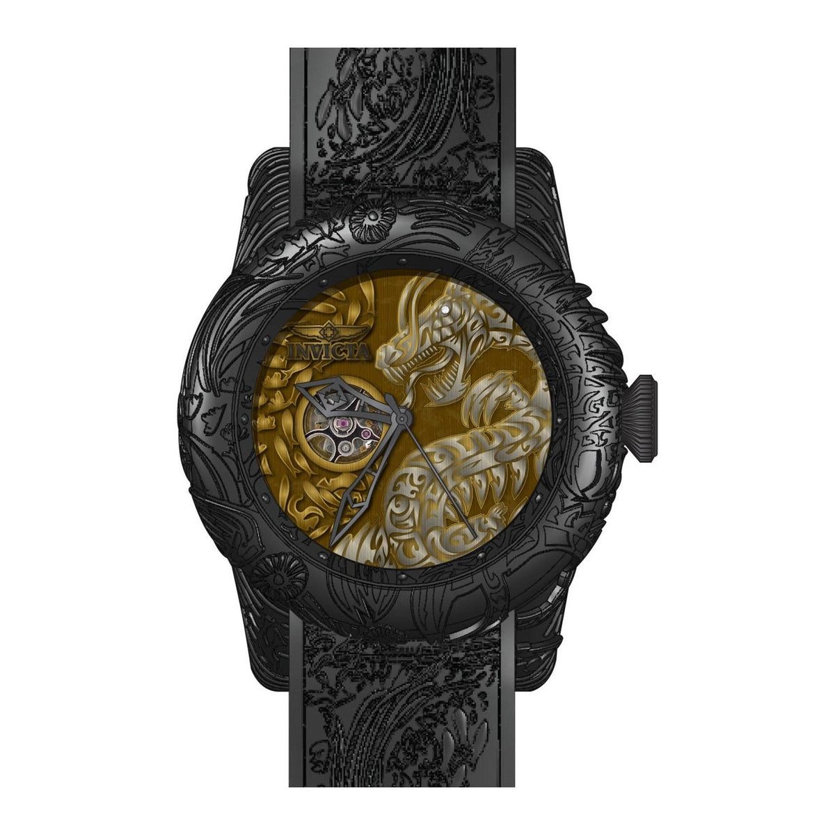 Invicta Men&#39;s 26432 S1 Rally Automatic Black Silicone Watch