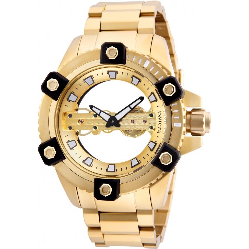 Invicta Men&#39;s 26486 Reserve Mechanical Gold-Tone Stainless Steel Watch