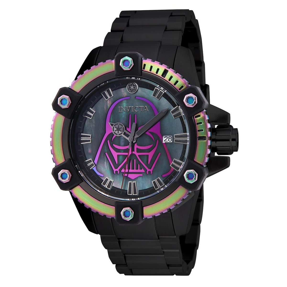 Invicta Men&#39;s 26558 Star Wars Darth Vader Automatic Black Stainless Steel Watch