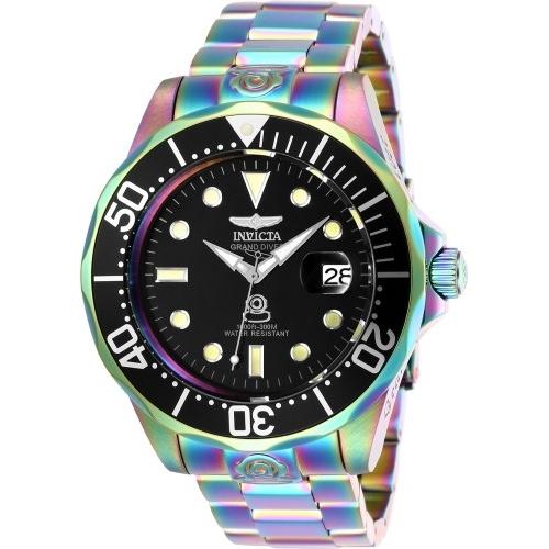 Invicta Men&#39;s 26601 Pro Diver Automatic Iridescent Stainless Steel Watch