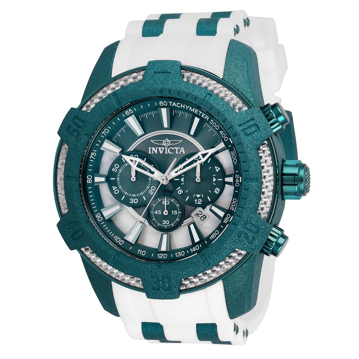 Invicta Men&#39;s 26609 Pro Diver White Silicone Watch