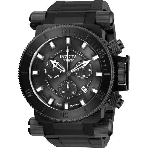 Invicta Men&#39;s 26645 Coalition Forces Black Stainless Steel Watch