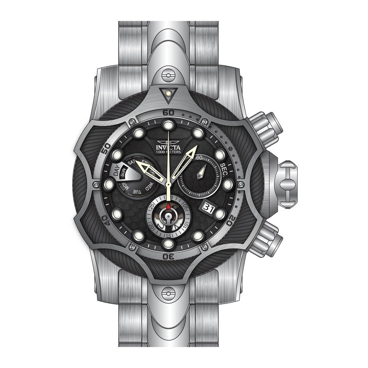 Invicta Men's 26650 Reserve Venom Stainless Steel Watch