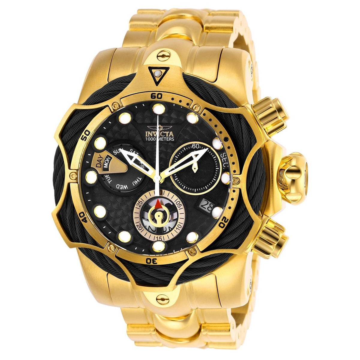 Invicta Men's 26654 Reserve Venom Gold-Tone Stainless Steel Watch