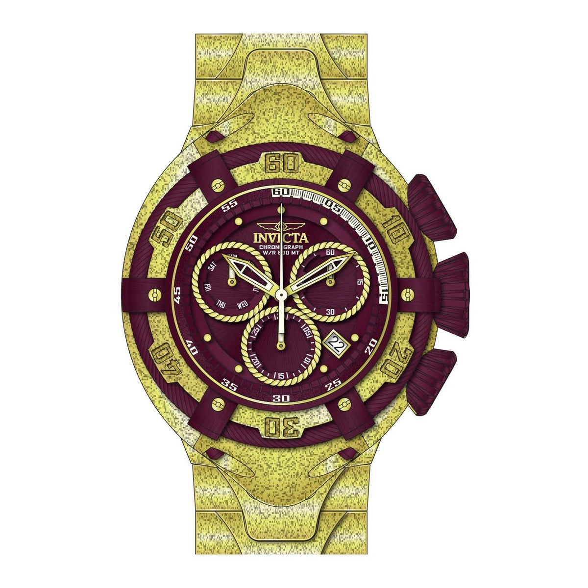 Invicta Men&#39;s 26667 Bolt Thunderbolt Gold-tone Stainless Steel Watch
