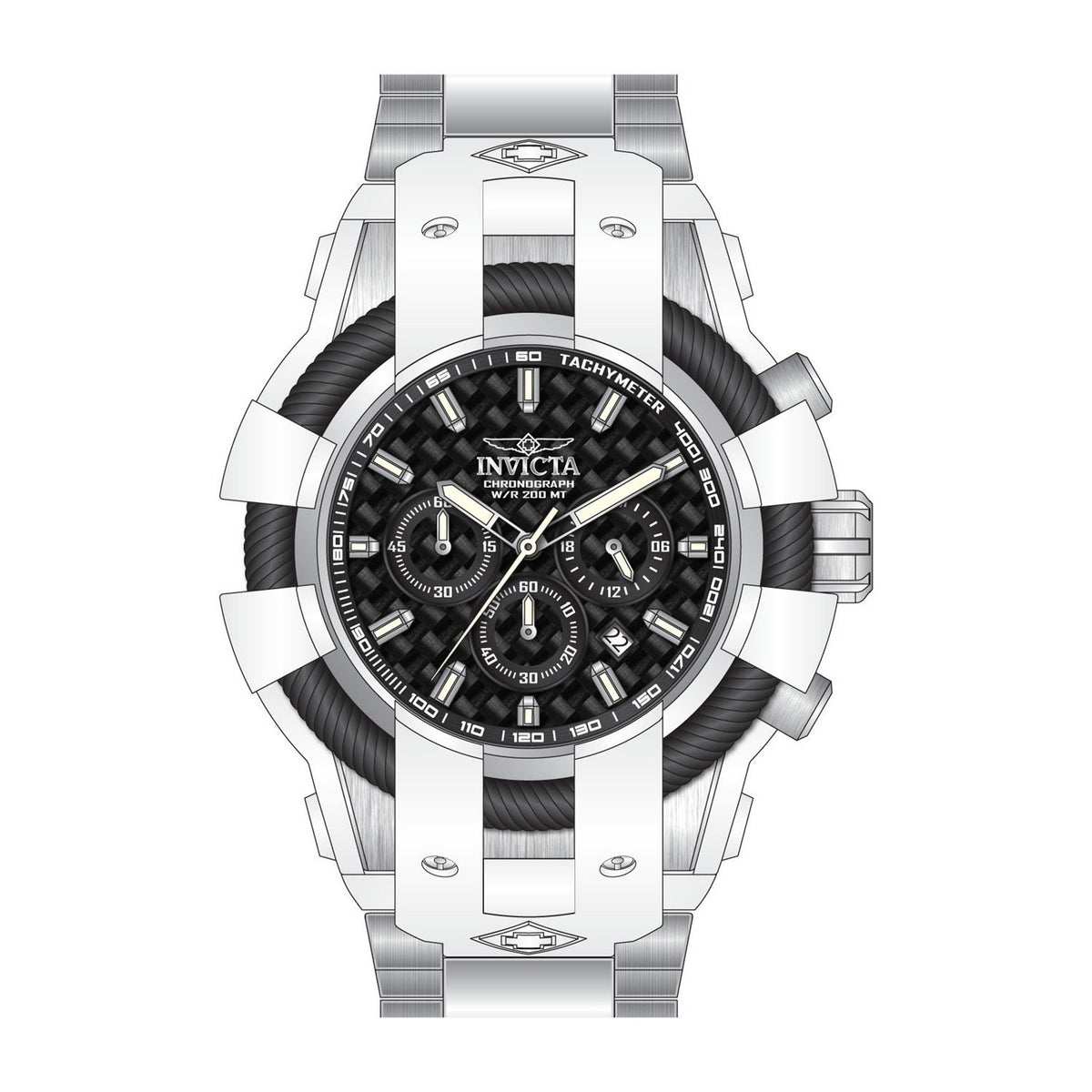 Invicta Men's 26670 Bolt Stainless Steel Watch