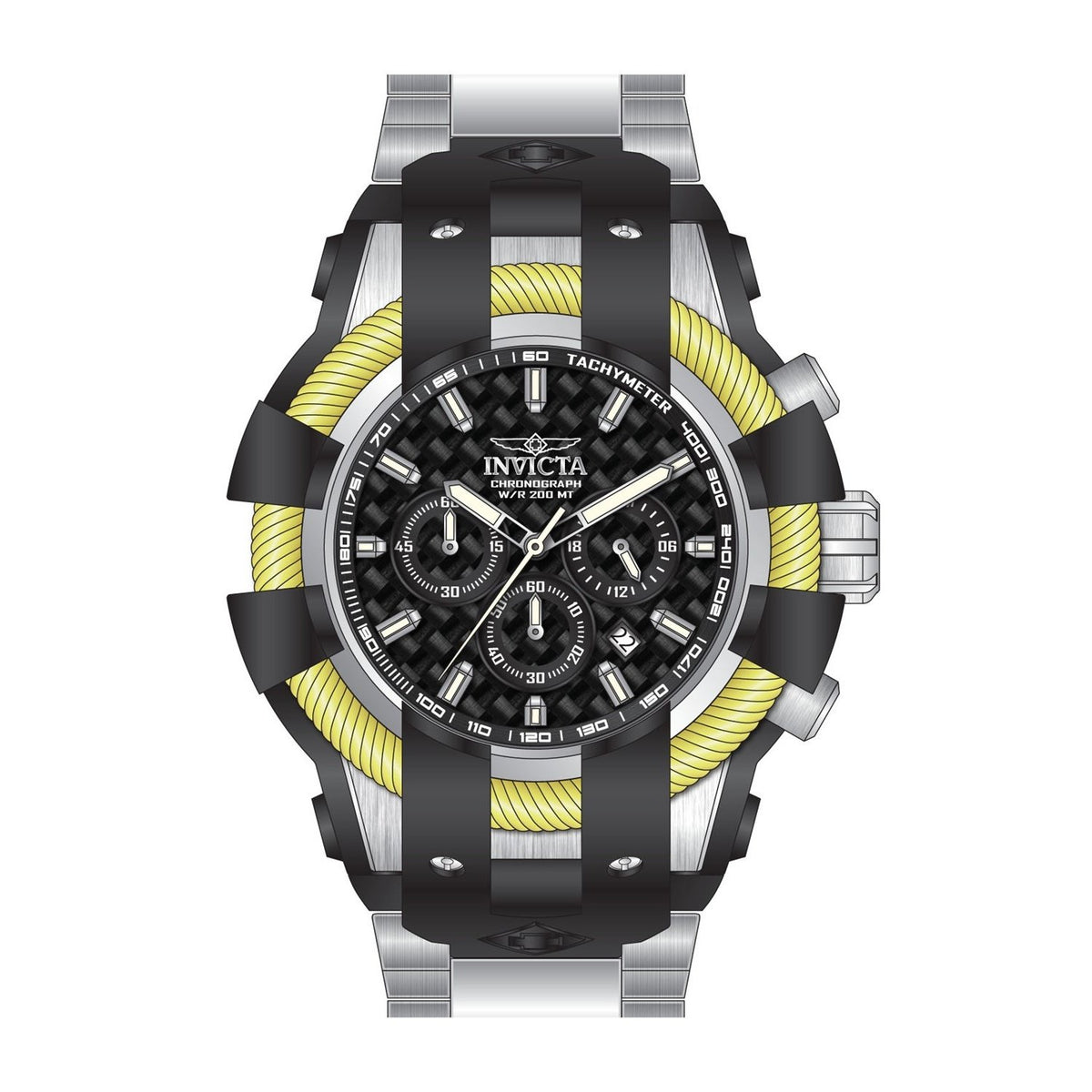 Invicta Men's 26671 Bolt Stainless Steel Watch