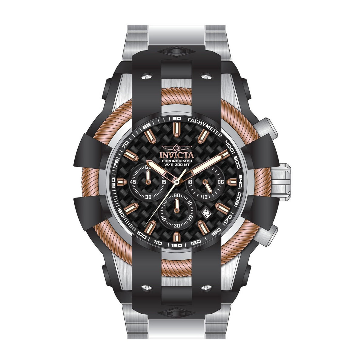 Invicta Men's 26672 Bolt Stainless Steel Watch