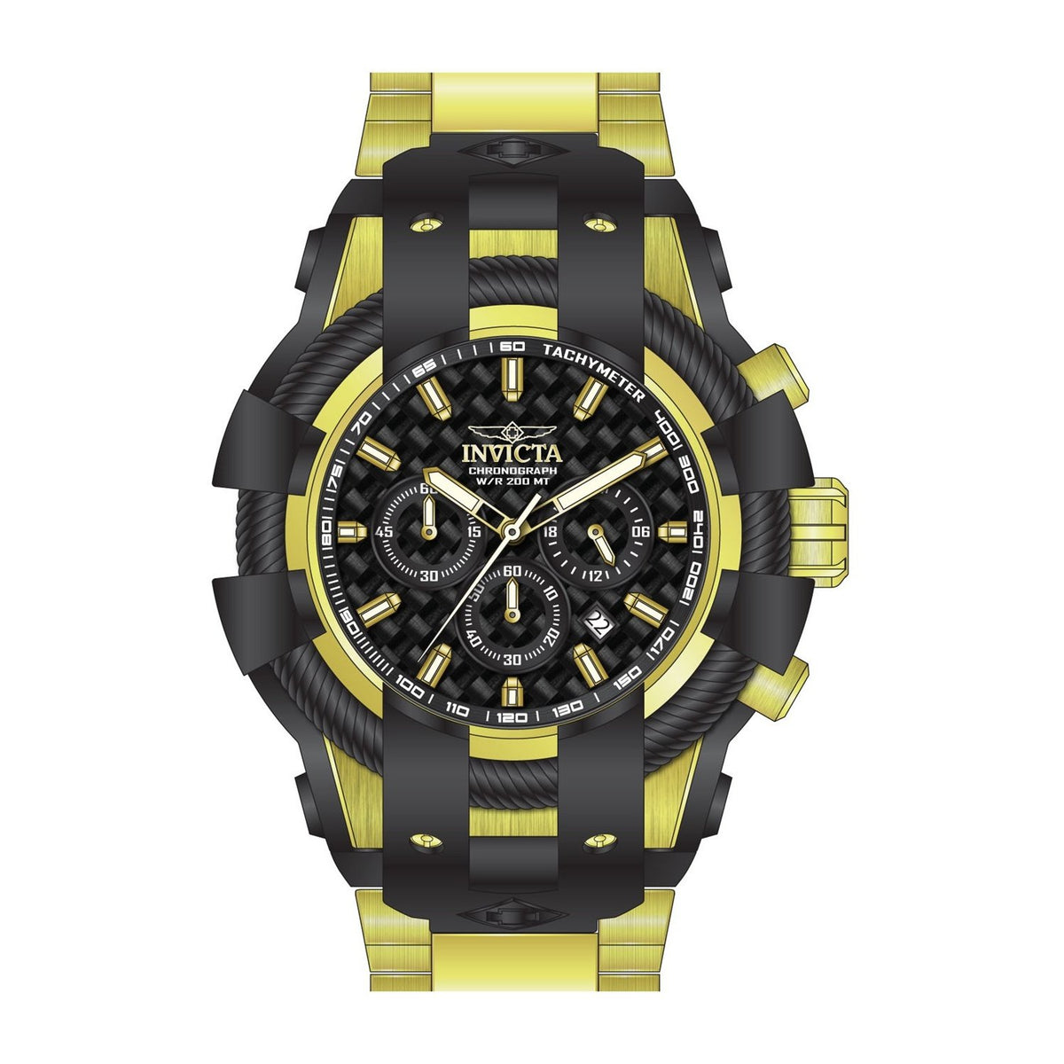 Invicta Men's 26674 Bolt Gold-Tone Stainless Steel Watch