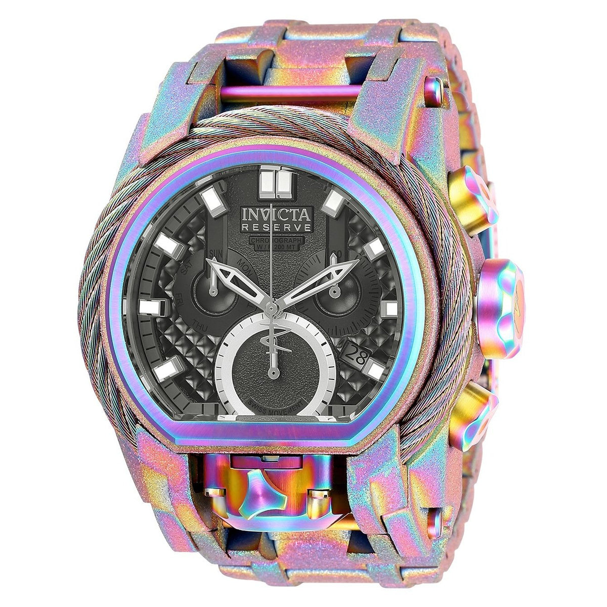 Invicta Men&#39;s 26685 Reserve Bolt Zeus Rainbow Stainless Steel Watch