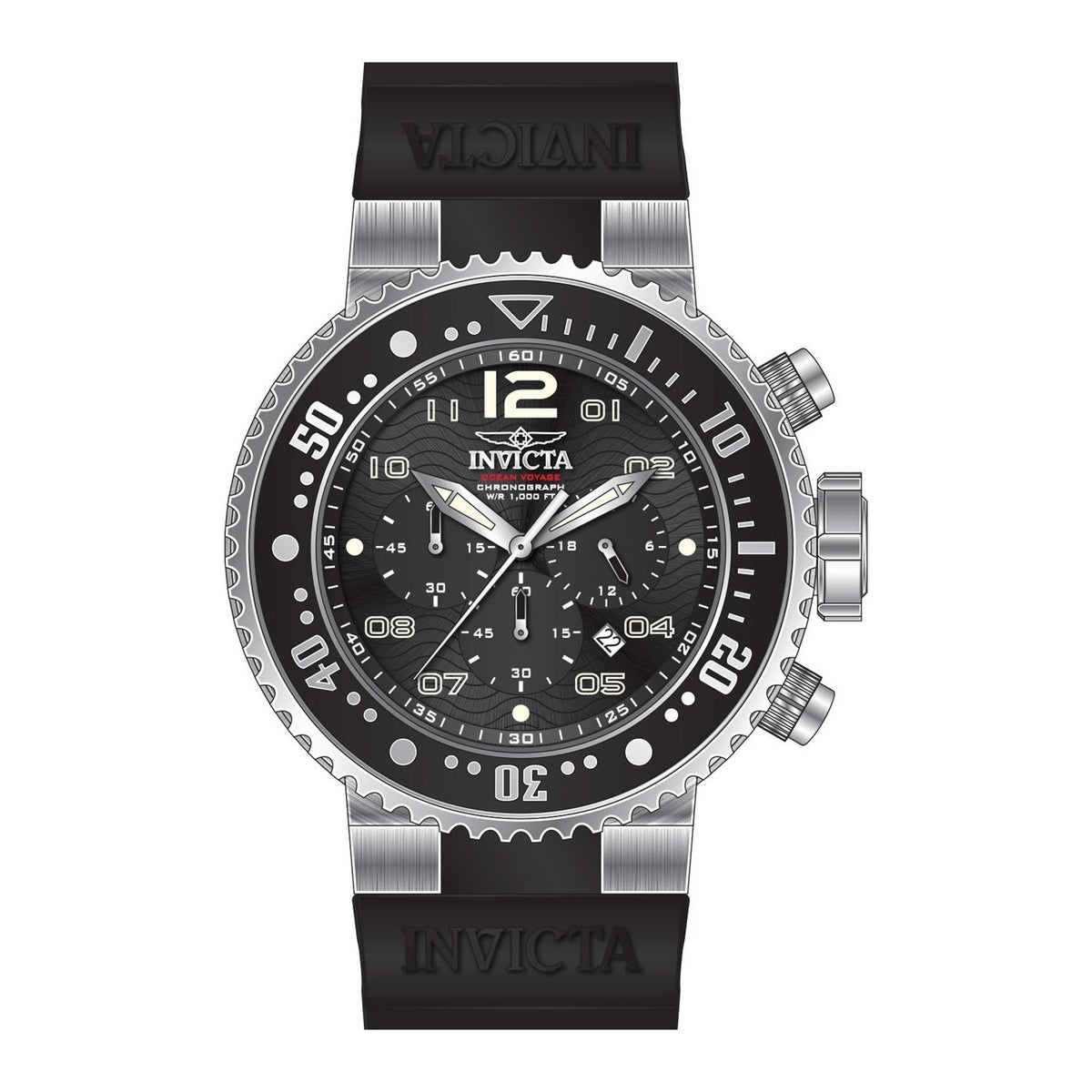 Invicta Men&#39;s 26732 Pro Diver Black Silicone Watch