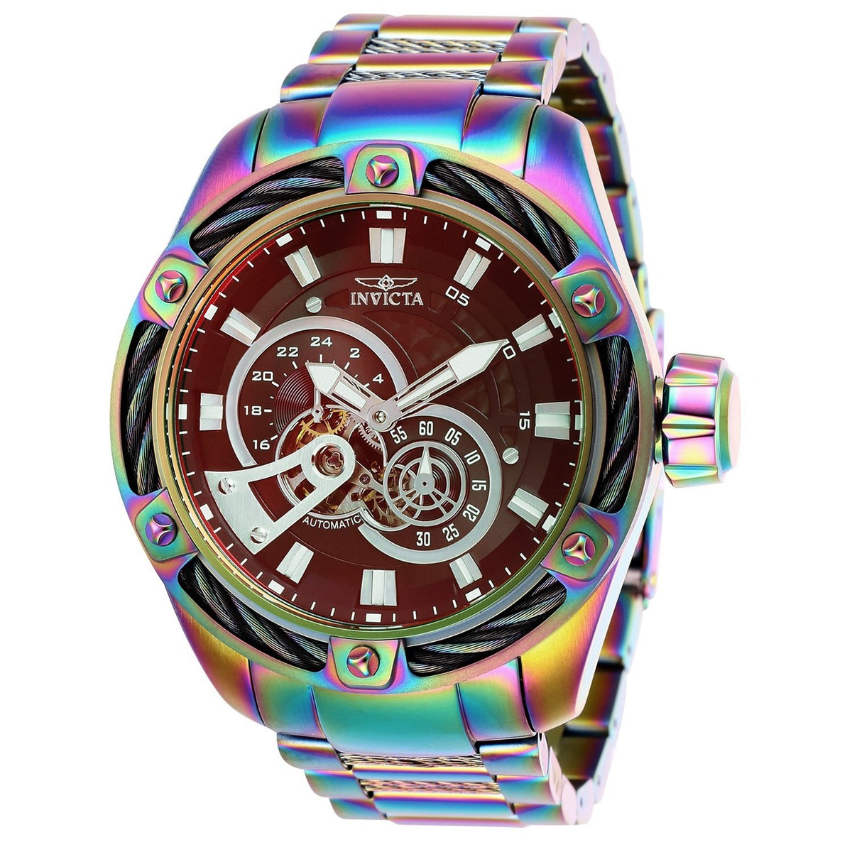 Invicta Men's 26774 Bolt Automatic Iridescent Stainless Steel Watch