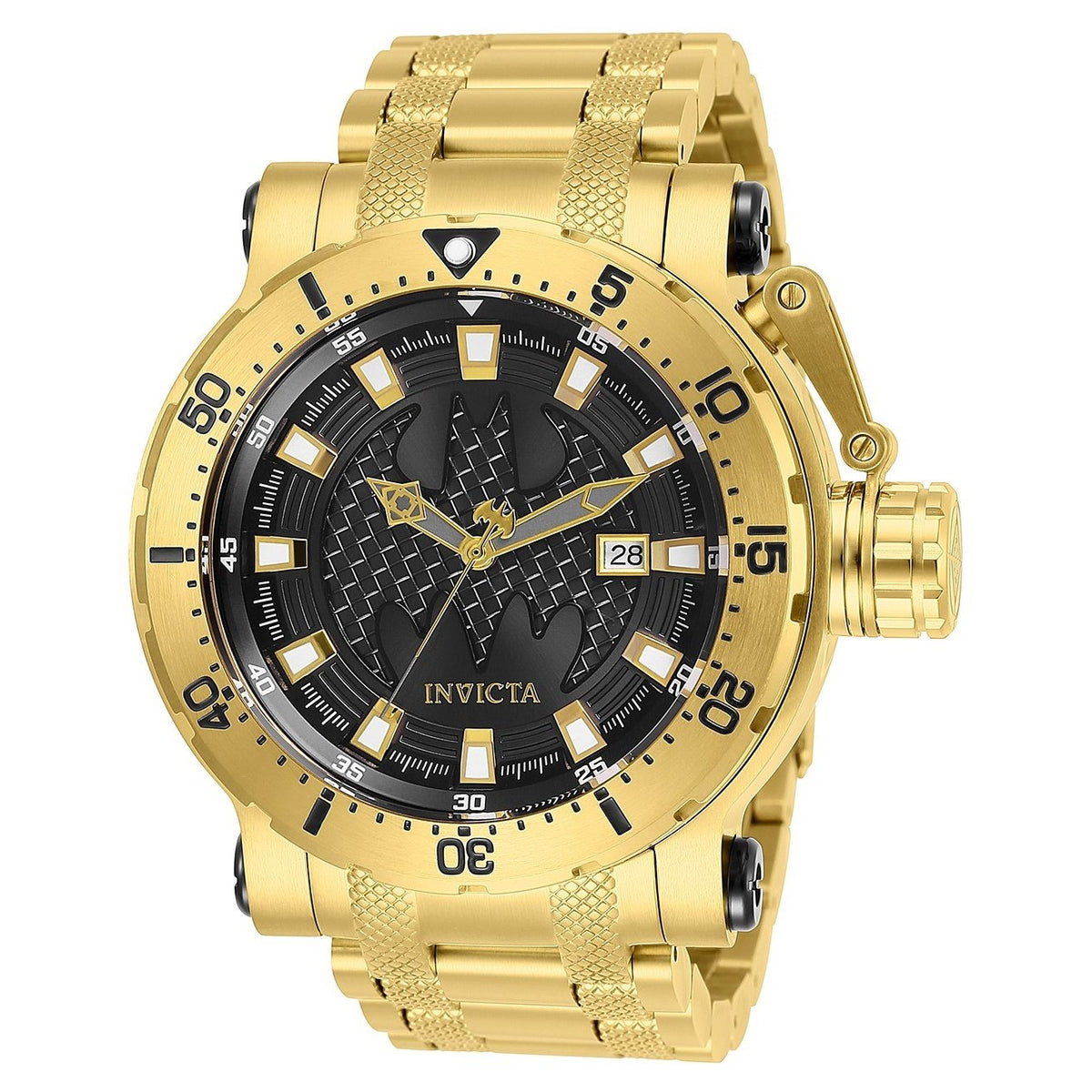 Invicta Men&#39;s 26821 DC Comics Batman Automatic Gold-Tone Stainless Steel Watch