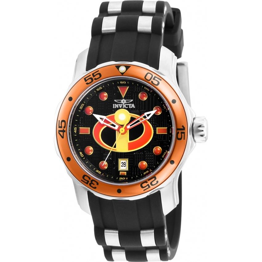 Invicta Women's 26855 Disney Black and Silver Inserts Stainless Steel Watch