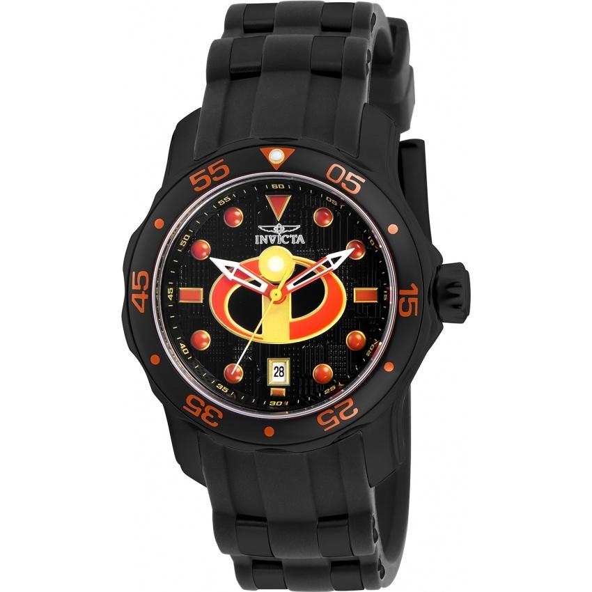 Invicta Women&#39;s 26856 Disney Black Stainless Steel Watch