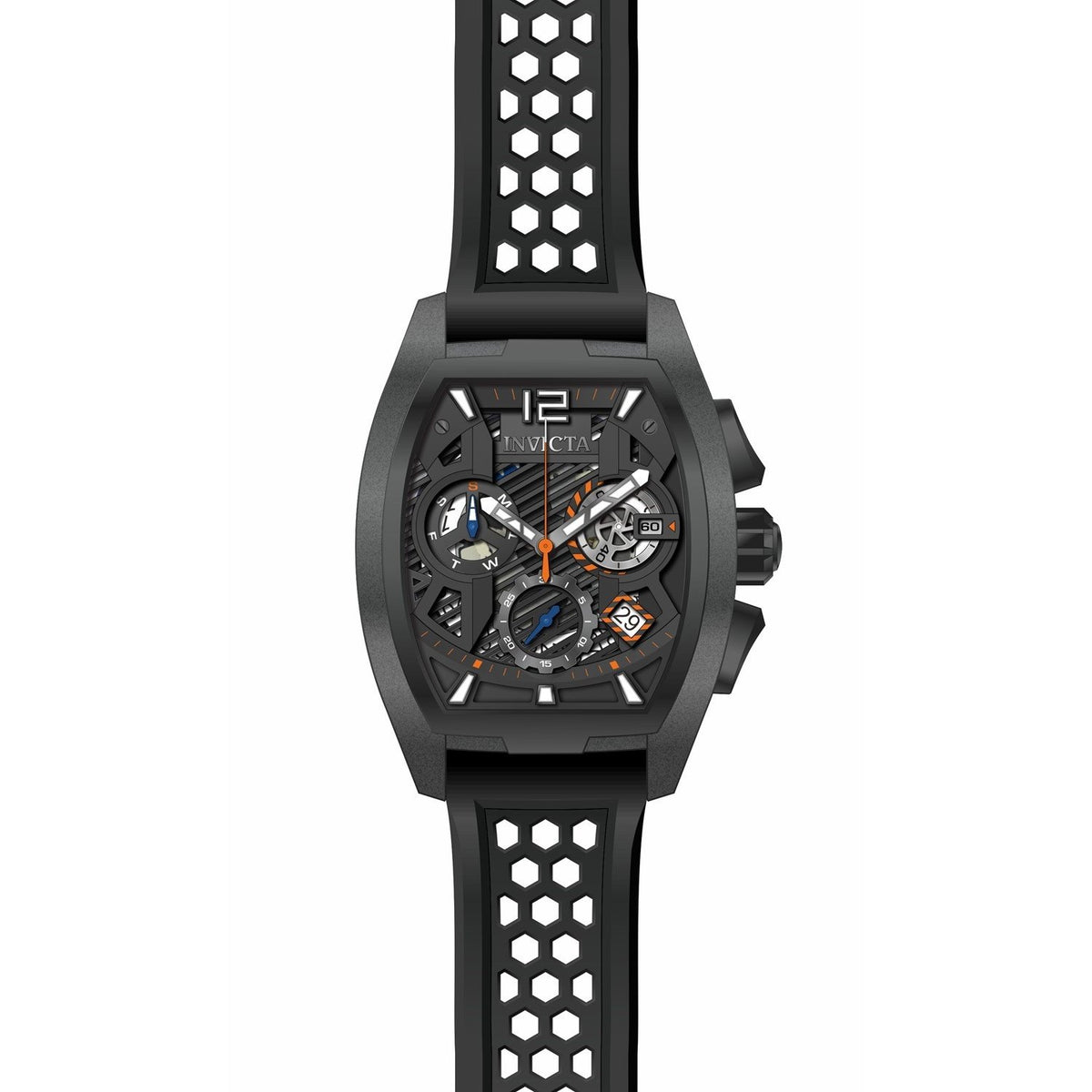 Invicta Men's 26887 S1 Rally Diablo Grey Silicone Watch