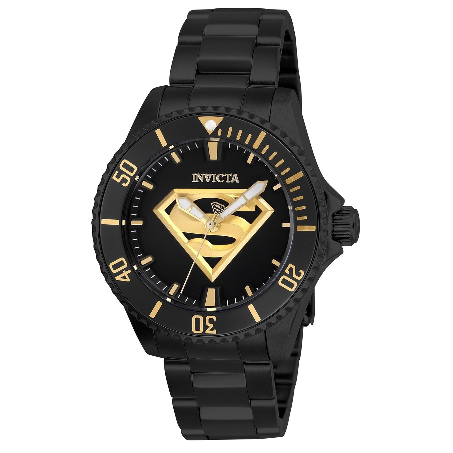 Invicta Women s 26899 DC Comics Superman Automatic Black Stainless