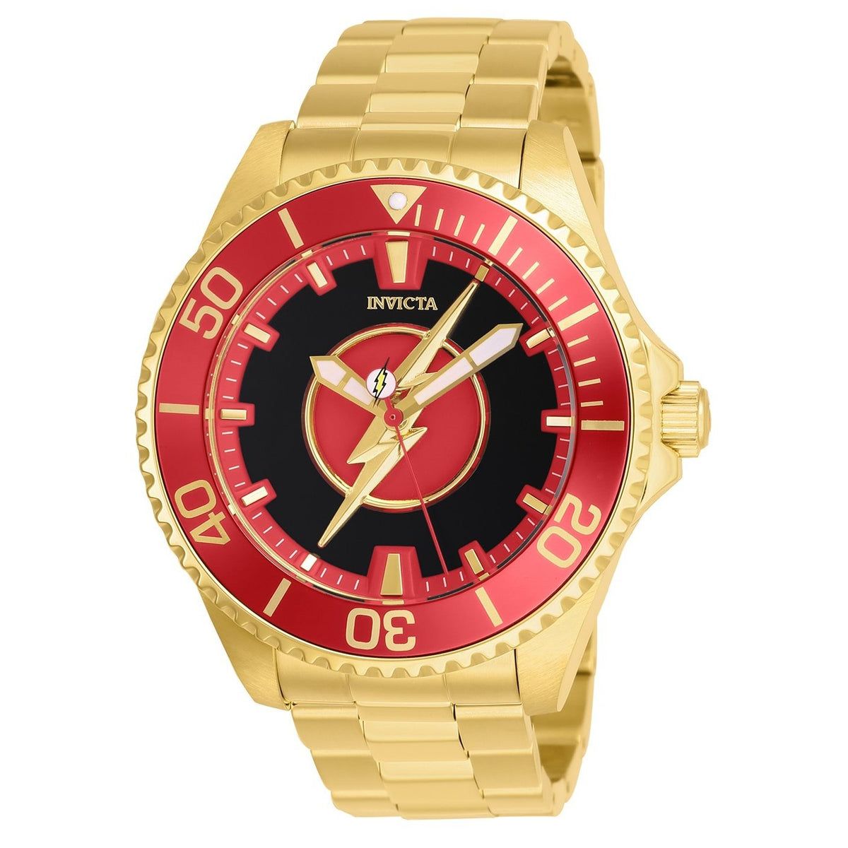 Invicta Men's 26905 DC Comics Flash Automatic  Black Silicone Watch