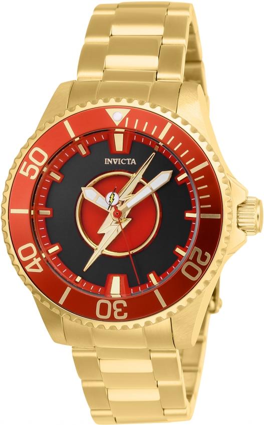 Invicta Women&#39;s 26907 DC Comics Flash Gold-Tone Silver Watch