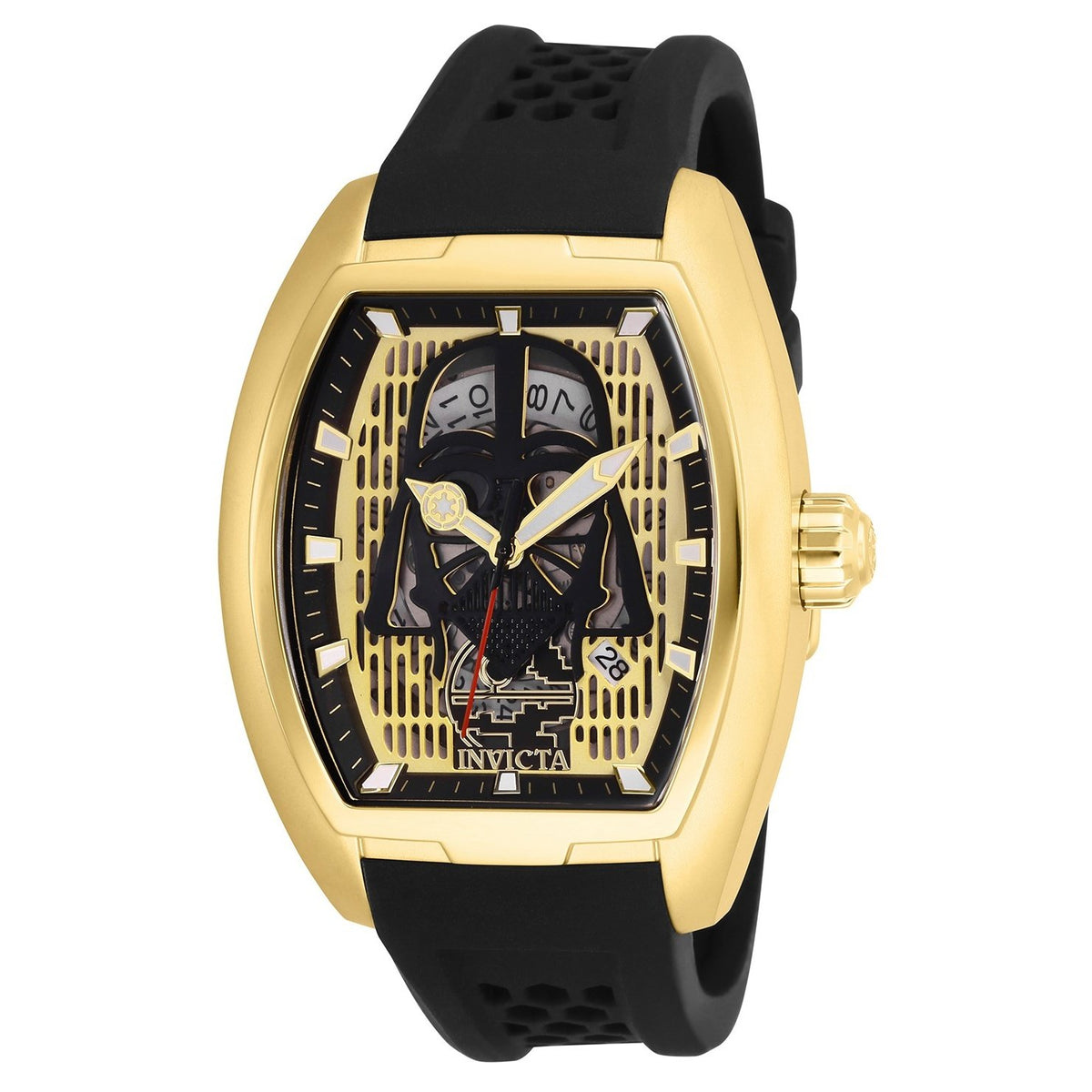Invicta Men's 26941 Star Wars Darth Vader Automatic Black Silicone Watch