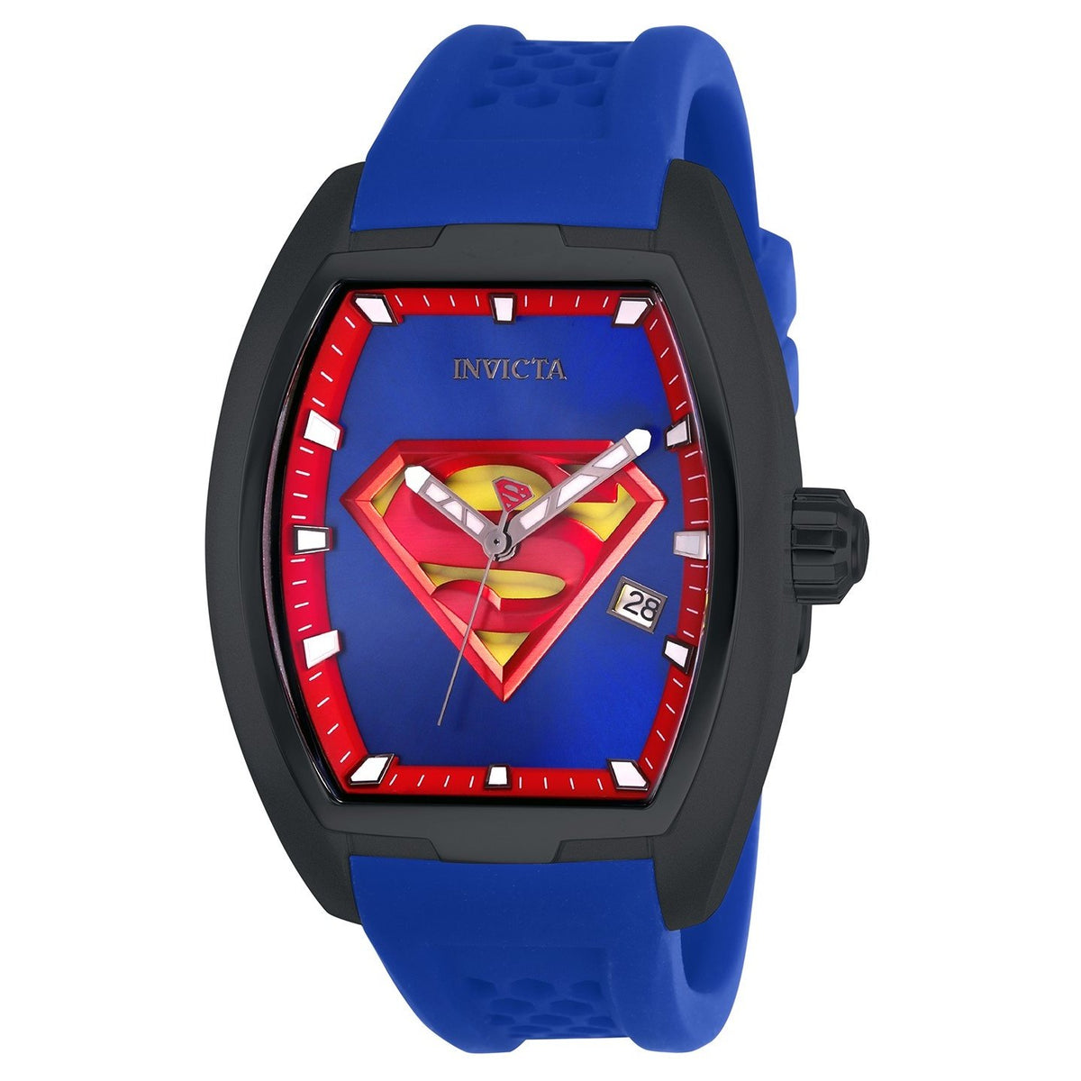 Invicta Men&#39;s 26944 DC Comics Superman Automatic Blue Silicone Watch