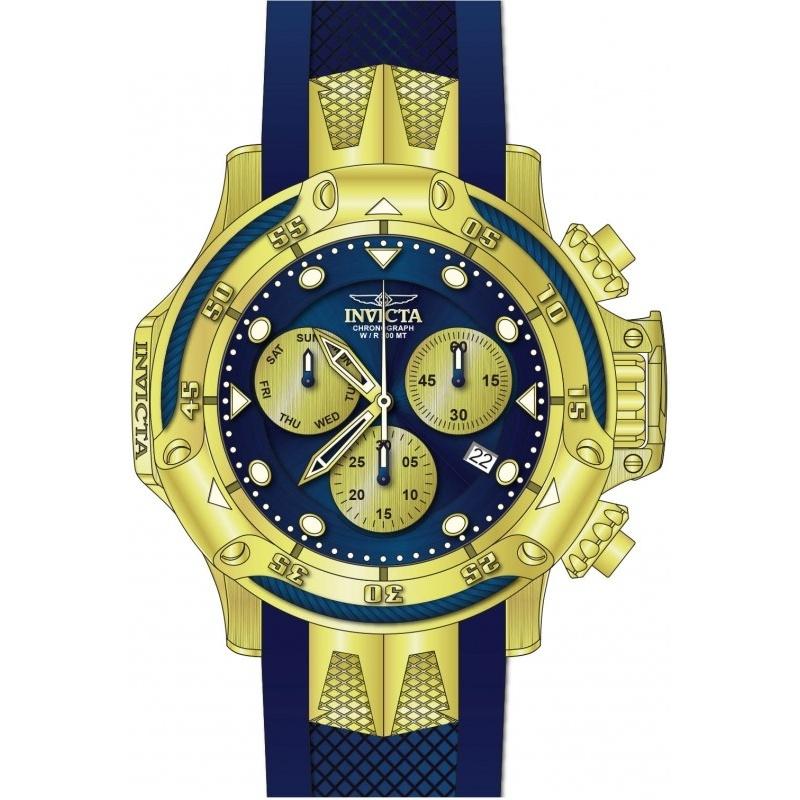 Invicta Men's 26966 Subaqua 3  Blue Silicone Watch