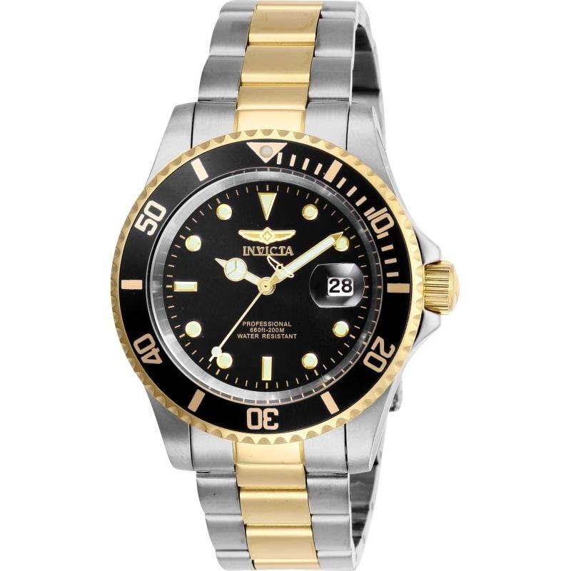 Invicta Men&#39;s 26973 Pro Diver Gold-Tone and Silver Stainless Steel Watch