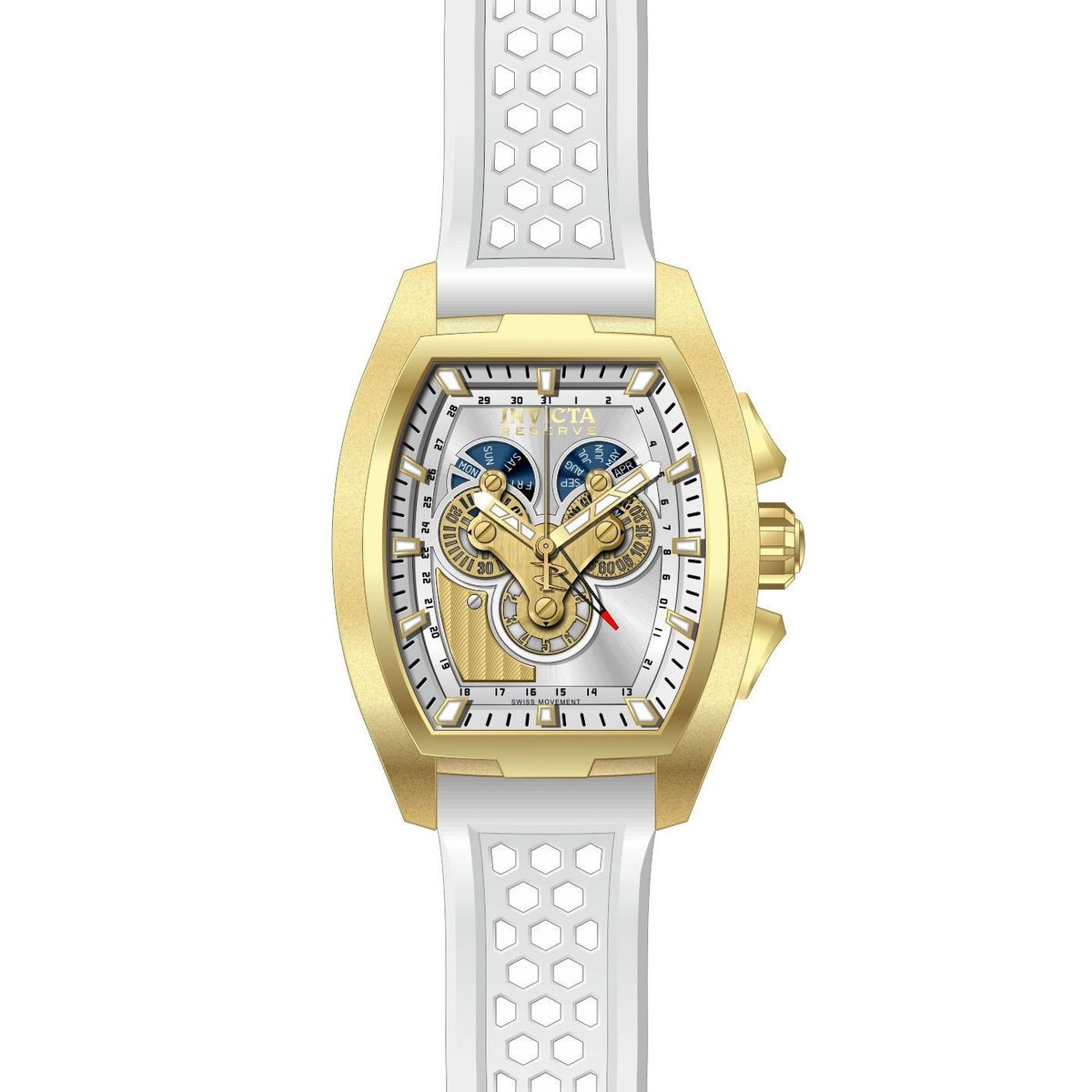 Invicta Men's 27086 Reserve White Silicone Watch