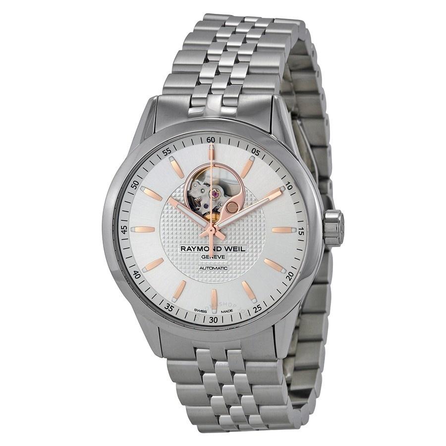 Raymond Weil Men&#39;s 2710-ST5-65021 Freelancer Automatic Stainless Steel Watch