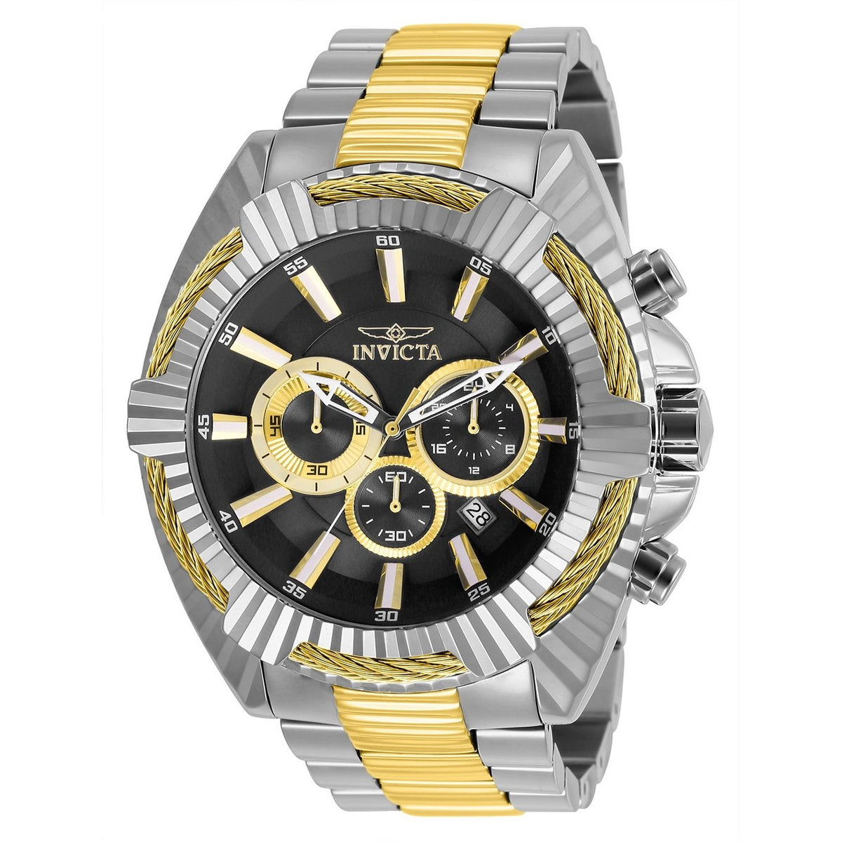 Invicta Men's 27194 Bolt Speedway Gold-Tone and Silver Stainless Steel Watch