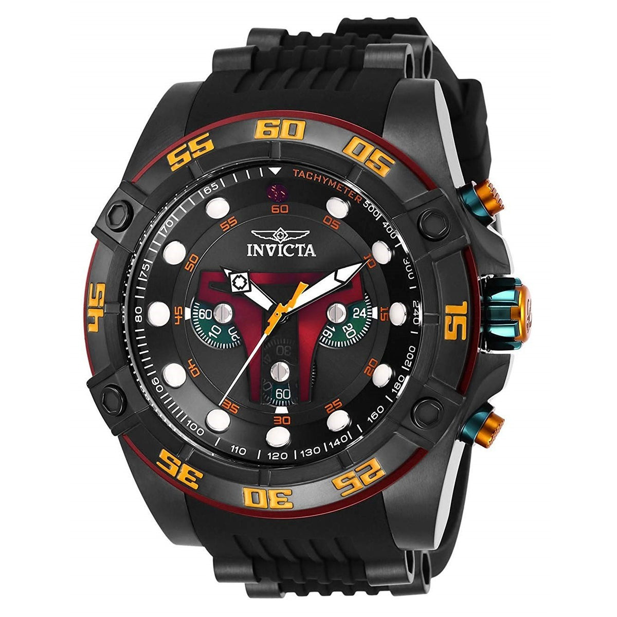 Invicta Men's 27222 Star Wars Chronograph Black Silicone Watch