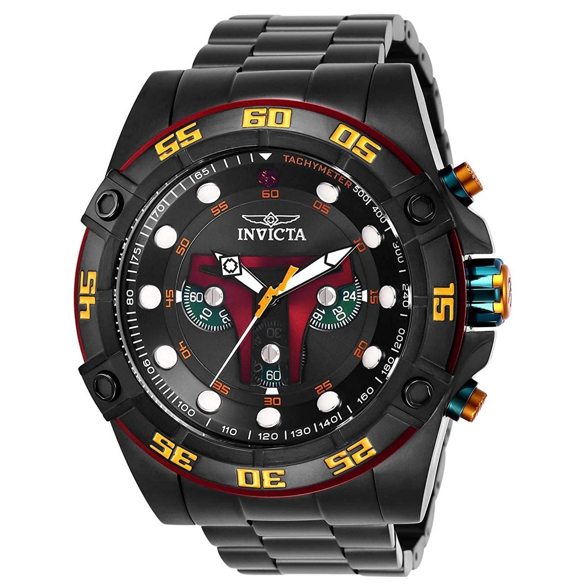 Invicta Men's 27225 Star Wars Chronograph Black Stainless Steel Watch