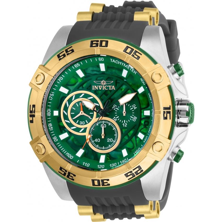 Invicta Men's 27253 Speedway Gold-Tone and Grey Polyurethane and Stainless Steel Watch
