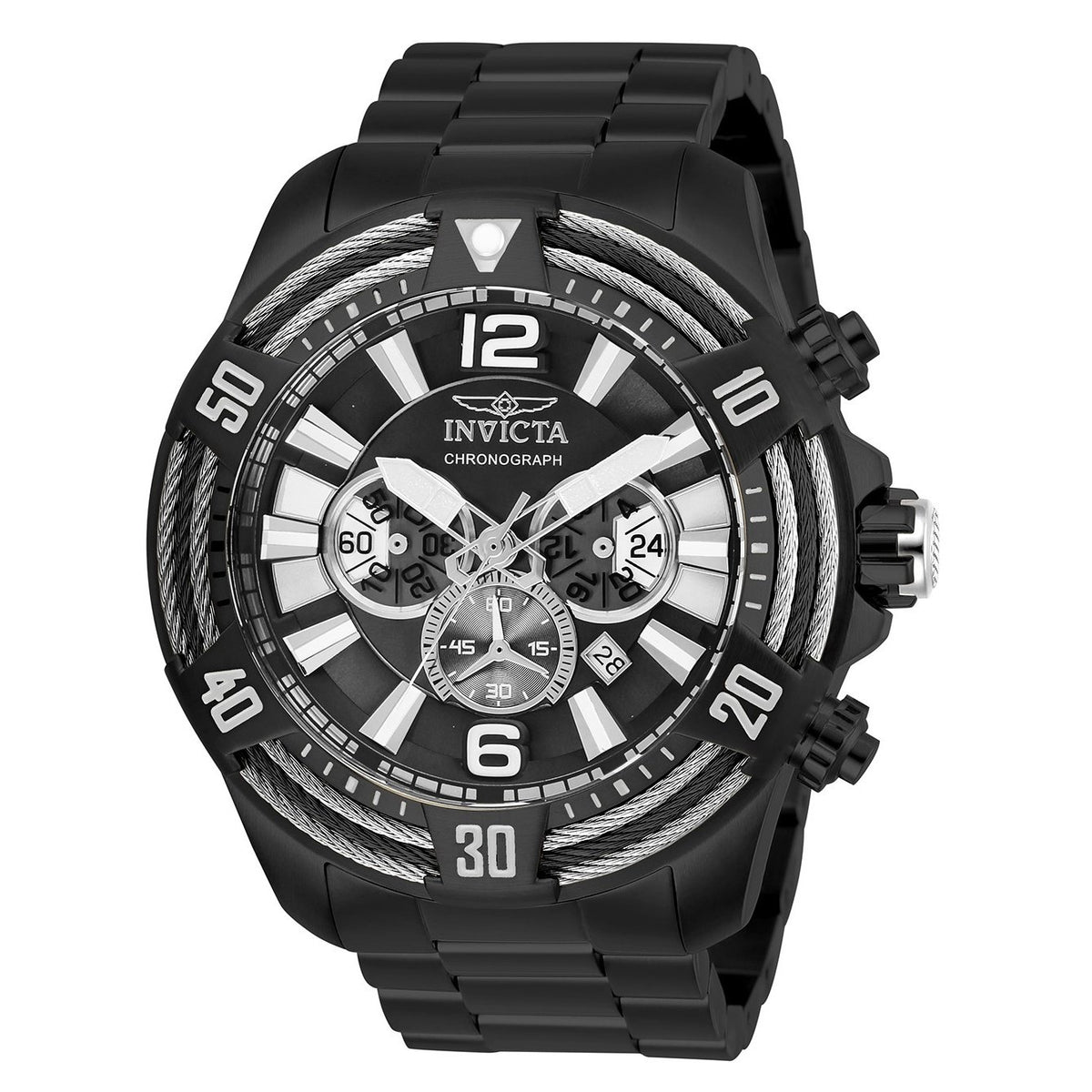 Invicta Men&#39;s 27270 Bolt Black Stainless Steel Watch